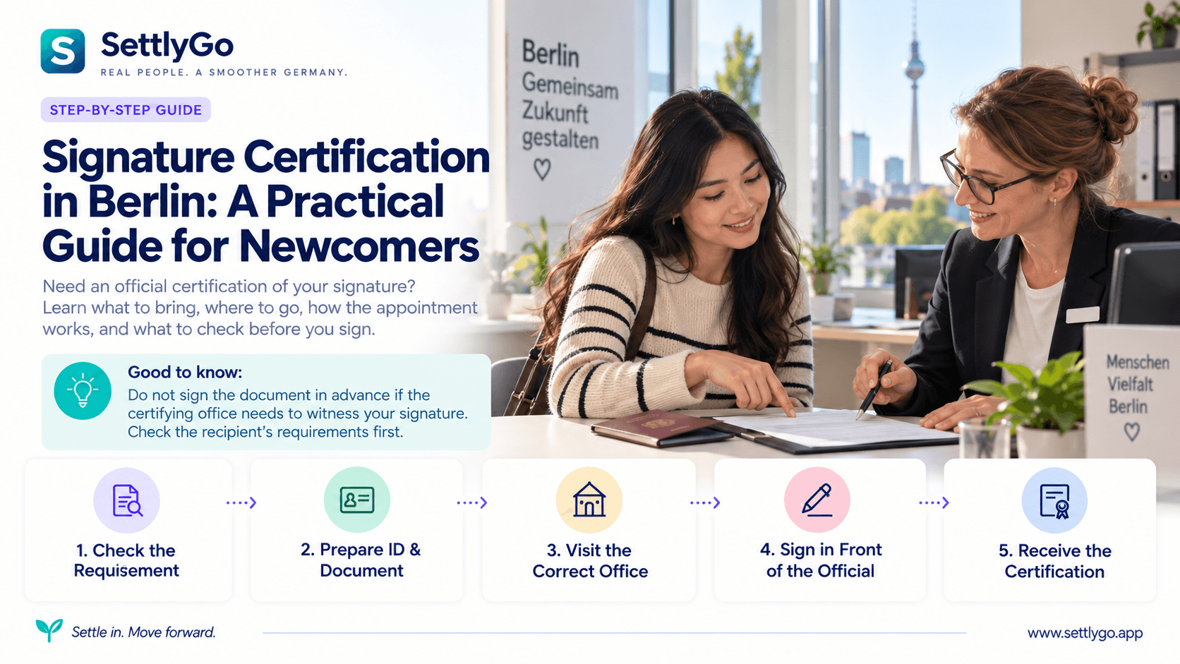 Signature Certification in Berlin: Bürgeramt Guide for Newcomers