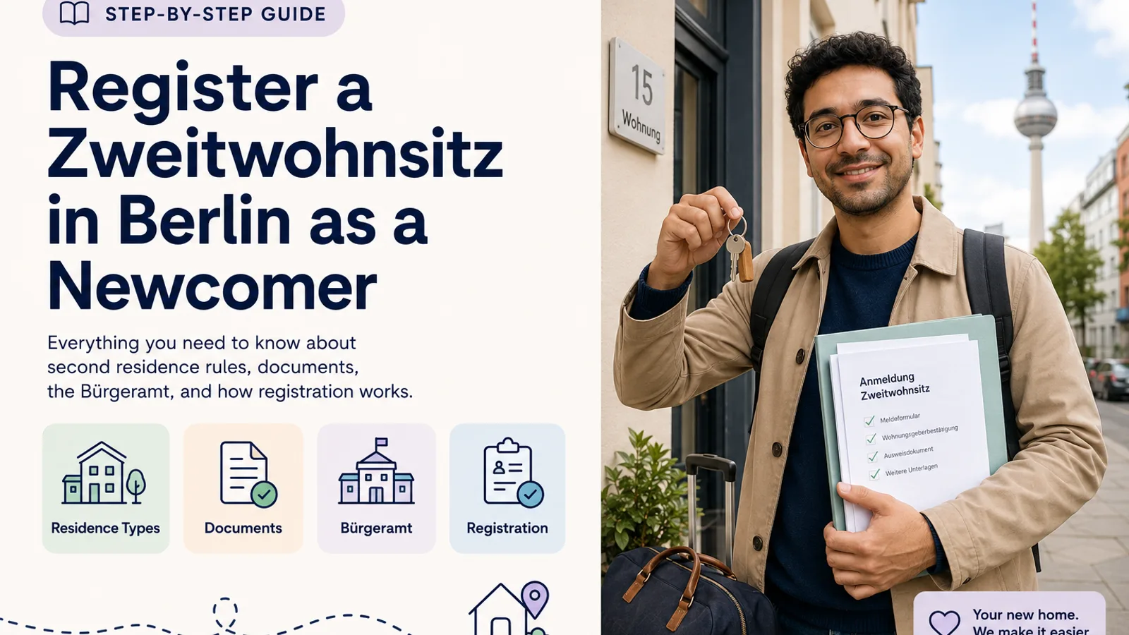 Zweitwohnsitz in Berlin: How Newcomers Register a Second Residence